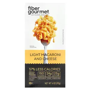 Fiber Gourmet Light Macaroni and Cheese, 6 oz (170 g)