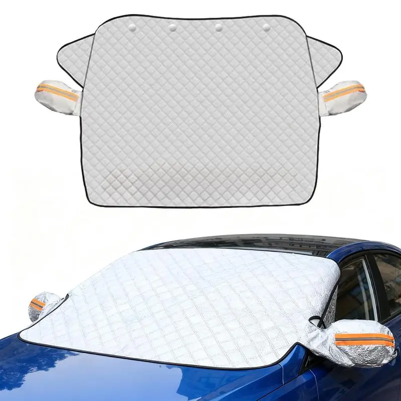 Car Windshield Cover – Snow, Sun, Dust & Frost Protection Shield, Durable Weather-Resistant