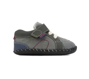 Pediped Dani Originals/ Grip 'n' Go/ Flex  Grey - Comfortable & Durable Kids Shoes for Active Lifestyle & Healthy Foot Development