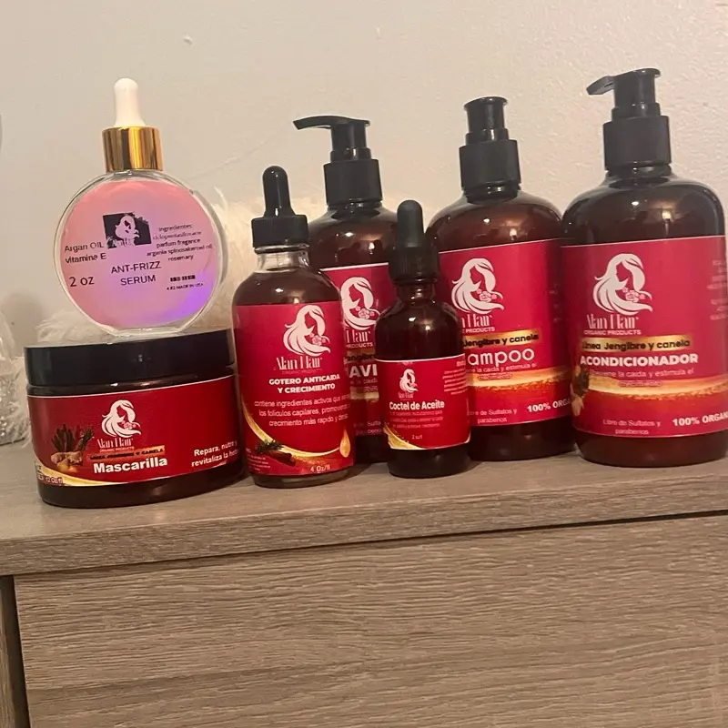 Alanhair productos orgánicos línea 7 pasos