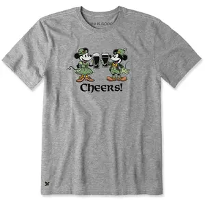 Men's Cheers to the Irish Mice Short Sleeve Crusher Tee