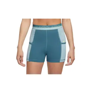 PRO HIGH-WAISTED 3" TRAINING SHORTS WITH POCKETS WMNS "Aqua/White" DX0059 440