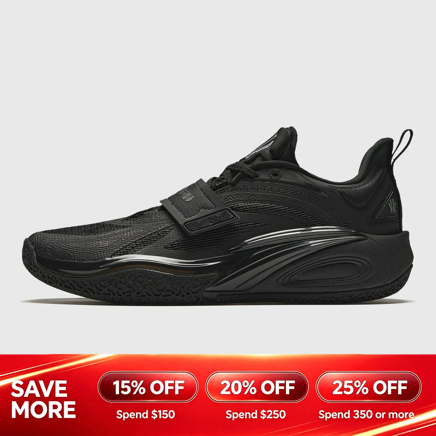 [Back to School] ANTA UNISEX KAI 1 Basketball Shoes Yin Yang Professional Speed Performance Black White Sports Shoes BTS