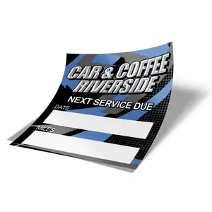 C&C Oil Change Sticker