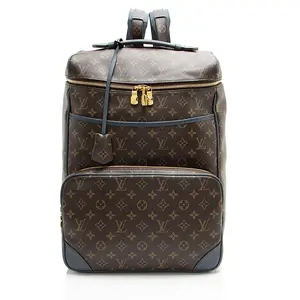 Pre-owned Louis Vuitton Leather Backpacks Monogram Canvas Slate Backpack