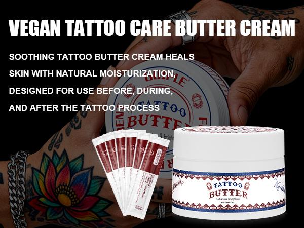 【Tattoo Kit Gift Box】Tattoo Aftercare 2.6oz Cream for Before, During, and After Tattoo Process - Scar Repair, Gel, and Protective Balm for New & Older Tattoos Liptattoo