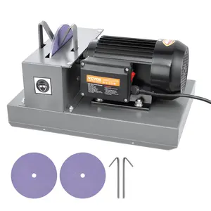 2/3HP 500W & 1HP 750W Lawn Mower Blade Sharpeners, 7/9-inch Ceramic Grinding Wheel, Powerful Bench Sharpening Machines for High/Low Lift, Gator, & Flat Blades