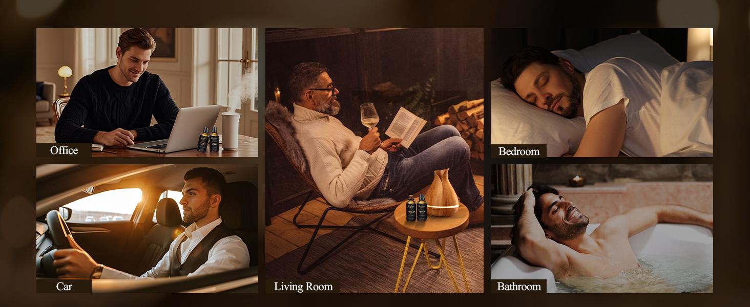 ETHLAUFF Premium Fragrance Oil 3.38FL.OZ - Birchwood Oud / Scotch Wiskey / Galactic Skies / Sweested Taboo, Expertly Layered Aroma Notes for Candle Making Soap Making & Diffusers