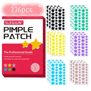 12 Sheets Cute Colorful Star Skin Patches - Breathable & Invisible Adhesive Skin Covers with Bright Star Designs, Easy to Peel & Stick, Ideal for a Fresh, Polished Look Every Day