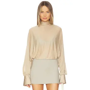 SEROYA Hawkes Bodysuit in Tan