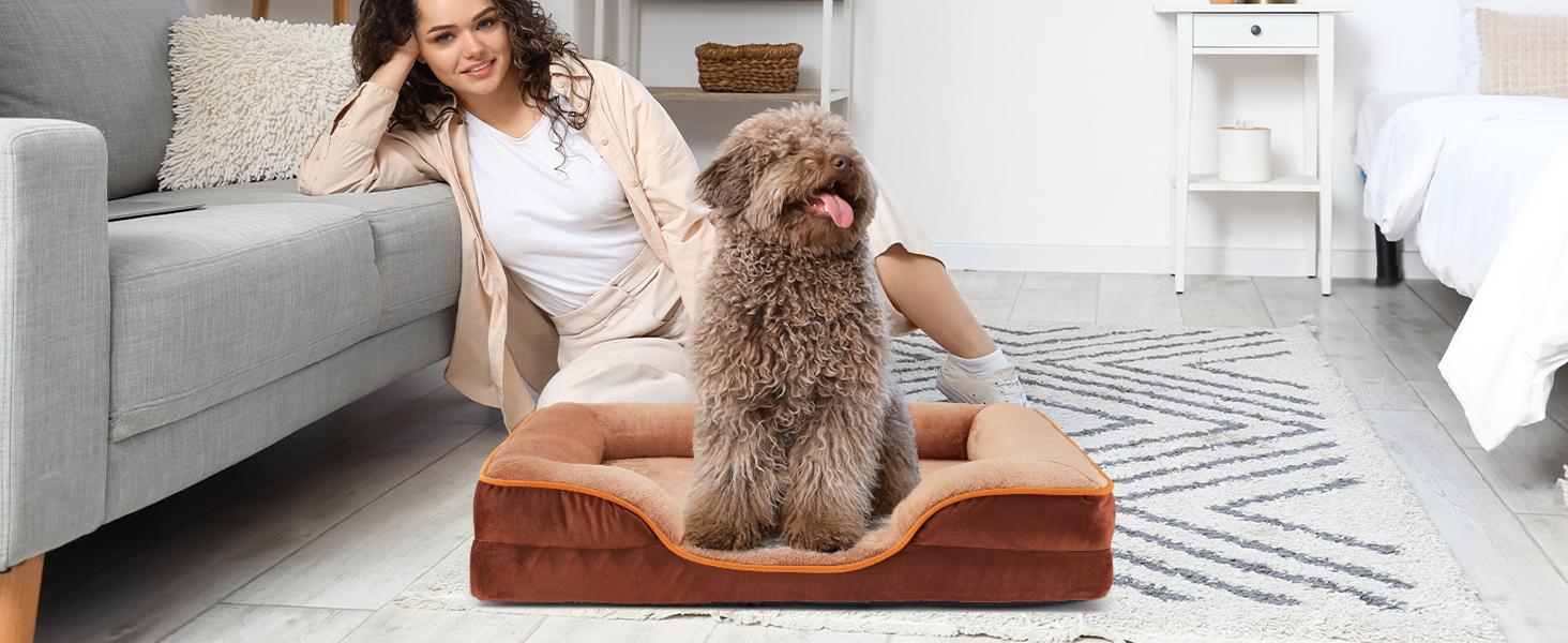 Orthopedic Dog Bed with Waterproof Liner