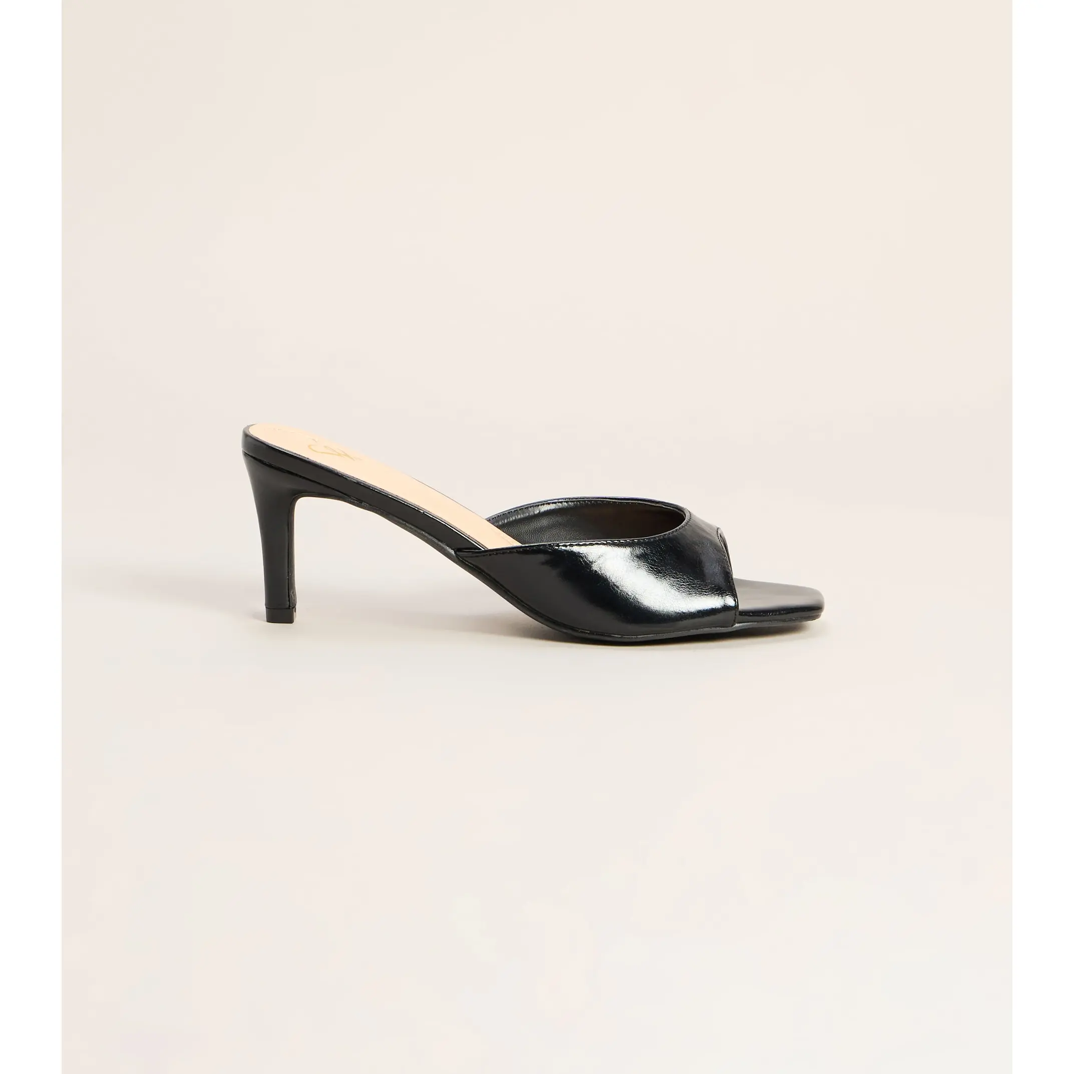 Coffee To Cocktails Peep Toe Mules