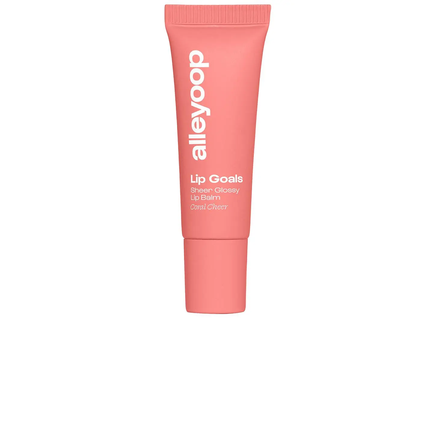 Alleyoop Lip Goals Glossy Balm in Coral Cheer