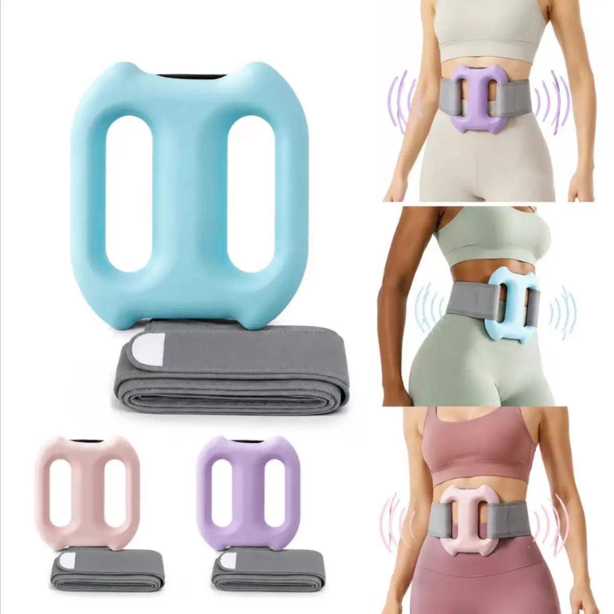 Portable Dual-grip Vibration Fitness Trainer, Indoor Leisure Low-Impact Exercise Equipment for Full Body Muscle Relief, Suitable for Home Daily Training & Outdoor Casual Fitness Activities