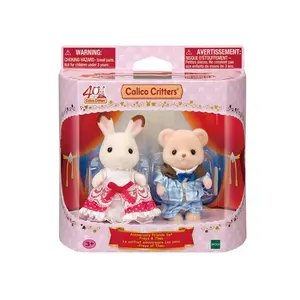 Calico Critters 40th Anniversary Friends Figure Set - Whimsical Figurines Freya & Theo