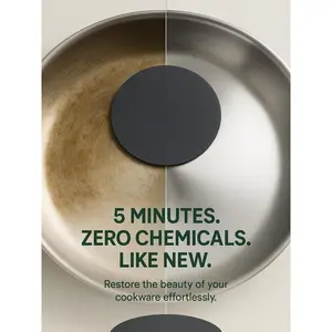 Steele Sponge for Stainless Steel Cookware (3-Pack)