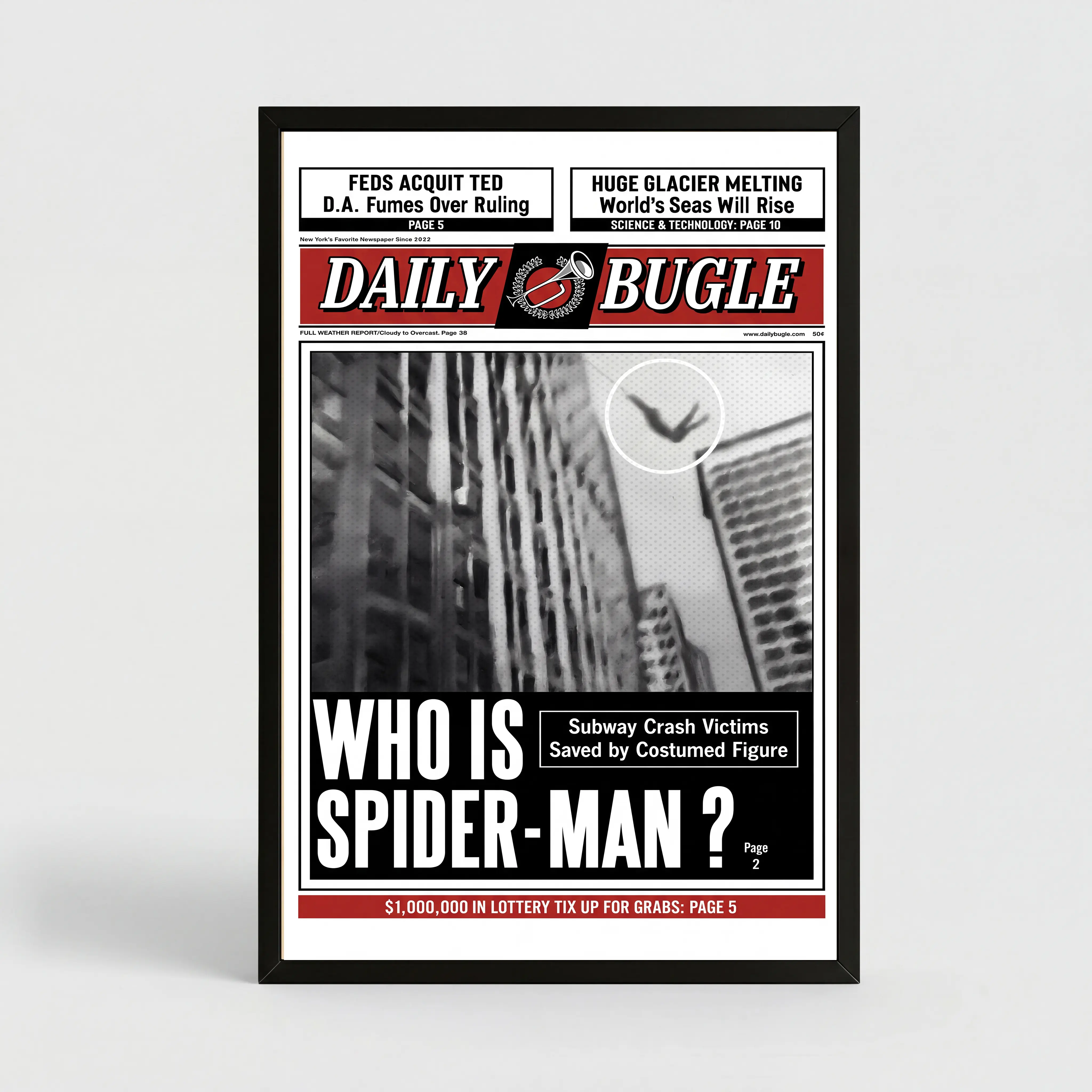 S-M Movie Newspaper Poster Canvas Print Poster, Movie Poster, Newspaper Art Decor, Wall Decor For Bedroom Game Room Dorm, S-M Fans Lover Collection