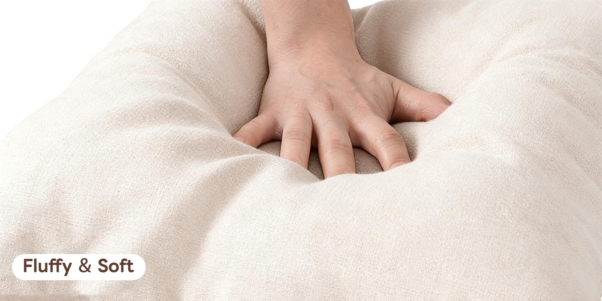 Single Hammock Chair with 2 Cushions, Hammock Swing, Macrame Hammock with High Load-Bearing Metal Rod, Indoor＆Outdoor