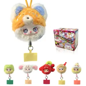 3-Lila Tea Party Surprise Collectibles - Soft Furry Bunny Plush Dolls, Blindbags Surprise Set, Sealed Hobby Box, Backpack/Clothing Decor, Powerpuff Girls Vinyl Christmas Sealed Boxes, Summervibes Collectible Figurines