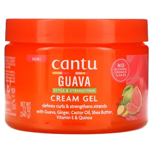 Cantu Guava Style & Strengthen, Cream Gel, 12 oz (340 g)