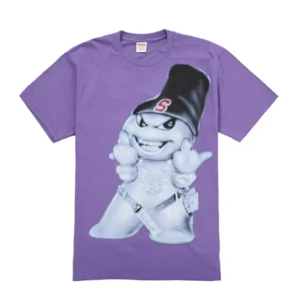 Supreme Snowman Tee Purple - L