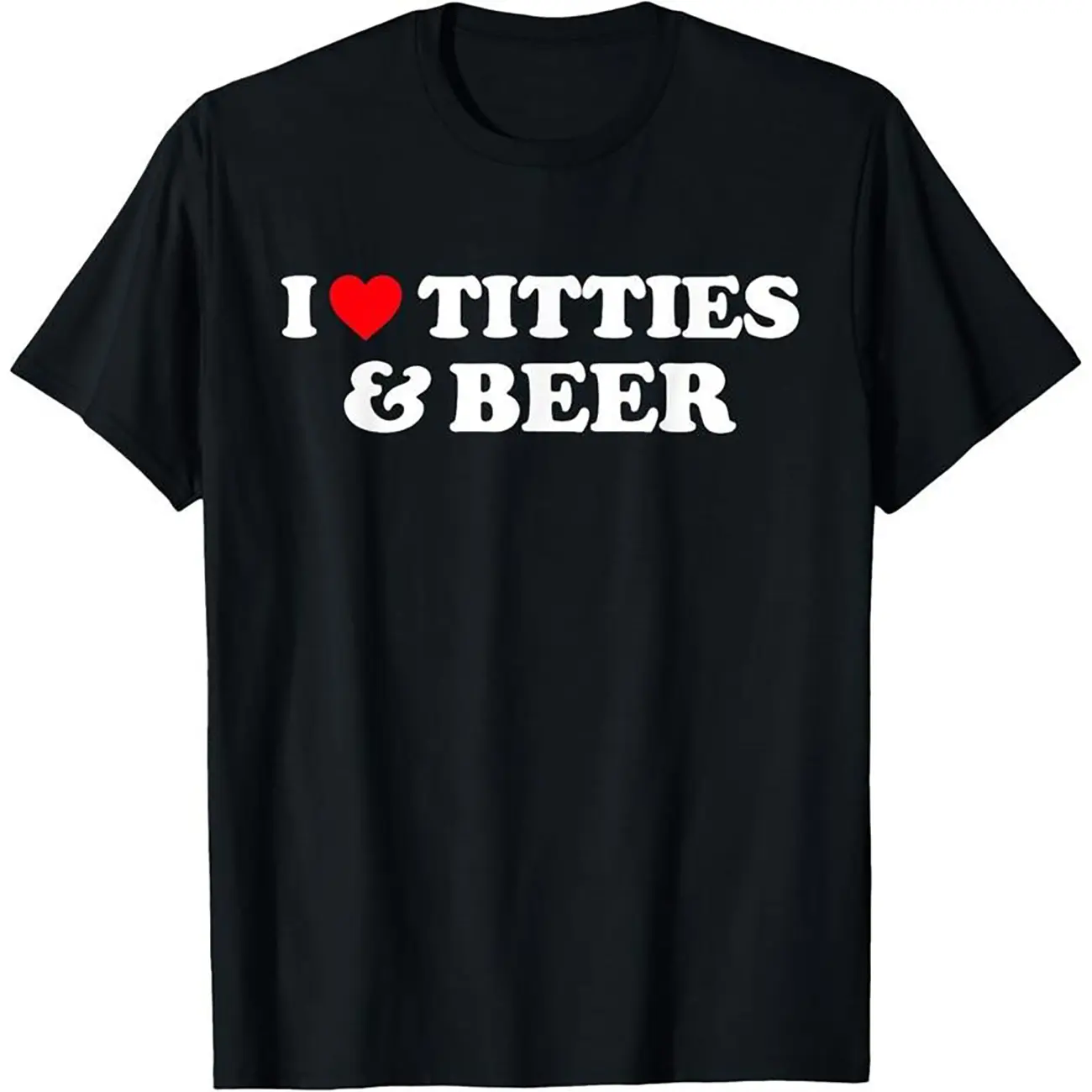 I Love Titties And Beer Shirt I Heart Titties And Beer T-Shirt Top Cotton Women's Shirts