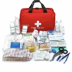 160 Piece First Aid Kit, Premium Waterproof Compact Trauma Medical Kits for Any Emergencies, Ideal for Home, Office, Car, Travel, Outdoor, Camping, Hiking, Boating,Gift for Families
