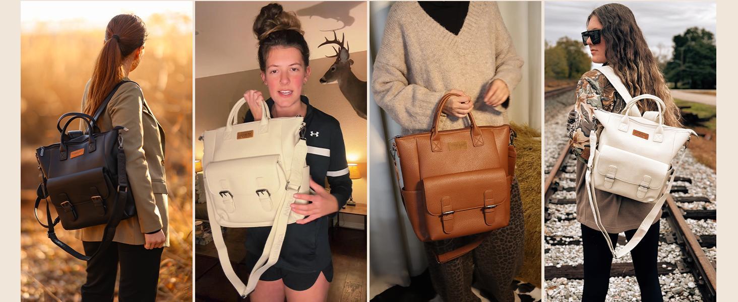 Wrangler Backpack Purse for Women Small Convertible Backpack Tote Bag with Removable Shoulder Strap for Travel Wrangler Backpack Purse for Women Small Convertible Backpack Tote Bag with Removable Shoulder Strap for Travel