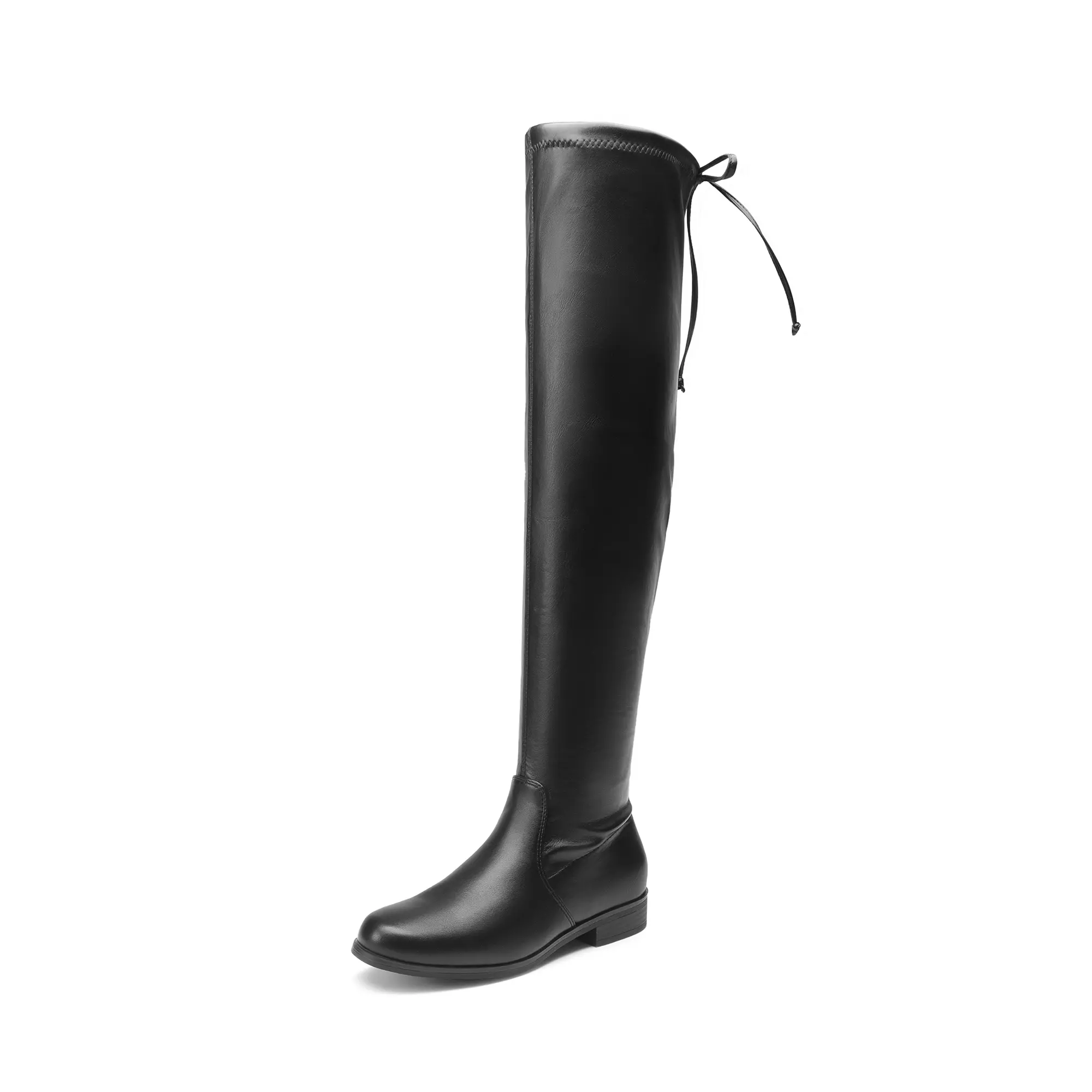 DREAM PAIRS Women's Thigh-High Low Block Heel Casual Fashion Over-the-Knee Boots, Women's Shoe & Footwear
