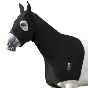 Harrison Howard Stretch Horse Slinky Hood All-Covered Comfortable Horse Sleazy Neck with Zipper