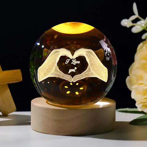 3D Tech Laser Engraved Décor Crystal(ball2.36”, cube4.33x2.68”, heart shape4.84x4.33”)Galaxy, Solar System & Animal Series Figurines Collectibles Gifts for Women,Creative Gift for Love, Friendship Birthday Girlfriend Lover Kids Friends
