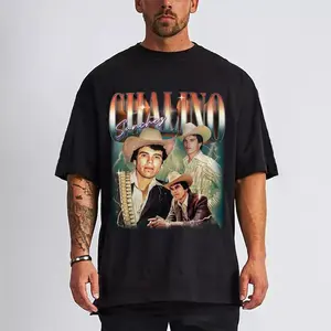 CHALINO Sanchez Shirt Camacho Ariel T-ShirtCorridos Mexican Shirts Valentin Elizalde Shirt Vintage Retro 90s Casual Comfort Cotton T-shirt washington funny cringey usa meme Streetwear Tshirt