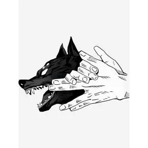 Megumi Ten Shadows Sticker – Anime Jujutsu Sorcerer Fan Art Waterproof Vinyl Decal for Laptop, Phone, Notebook, Phone Case & Car | Perfect Gift