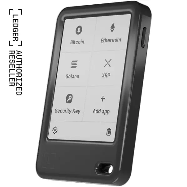 Ledger Nano Gen5 - The Playful Touchscreen Signer - Manage More Than just Crypto, Wherever Life Takes You with Ledger Wallet (Black)