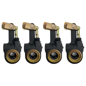 TORQUE 4 Pack of AS1133 Automatic Brake Slack Adjuster 1.5" Diameter, 10 Spline Teeth 6" Lever w/lock clevis (Replaces Meritor R801042 R803106 Accuride Freightliner Mack 1133) (4 x TR1133)