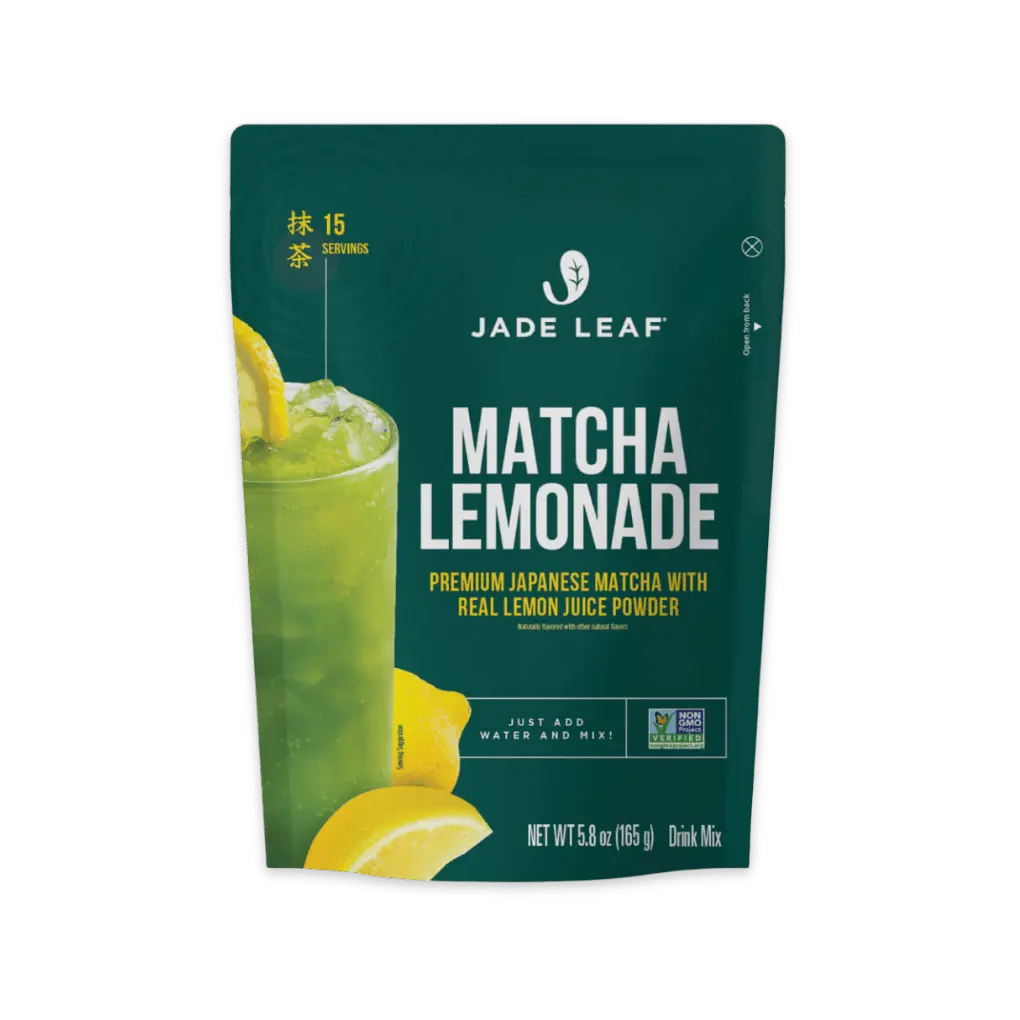 Matcha Lemonade Mix - Premium Japanese Matcha with Real Lemon Juice Powder - 15 Servings - 5.8 oz Drink Mix