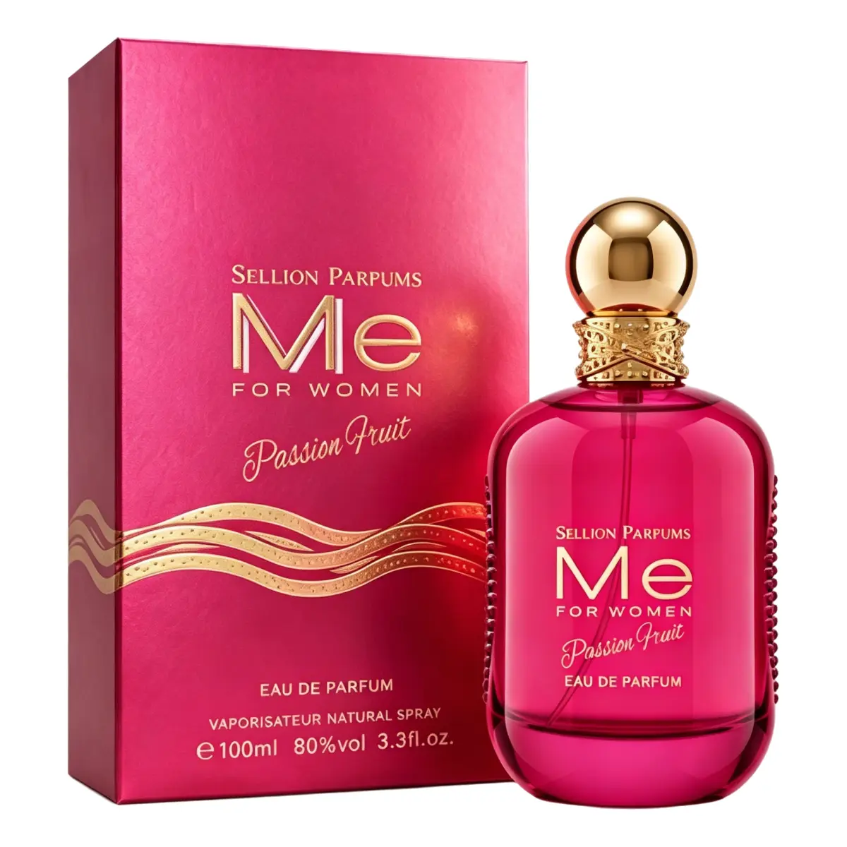 Sellion Women's Passion Fruit Perfume, Floral Fruity Gourmand Fragrance, Long Lasting Perfumes for Women, Sohochic 3.3Oz/100ML Eau de Parfum, Women Perfumes