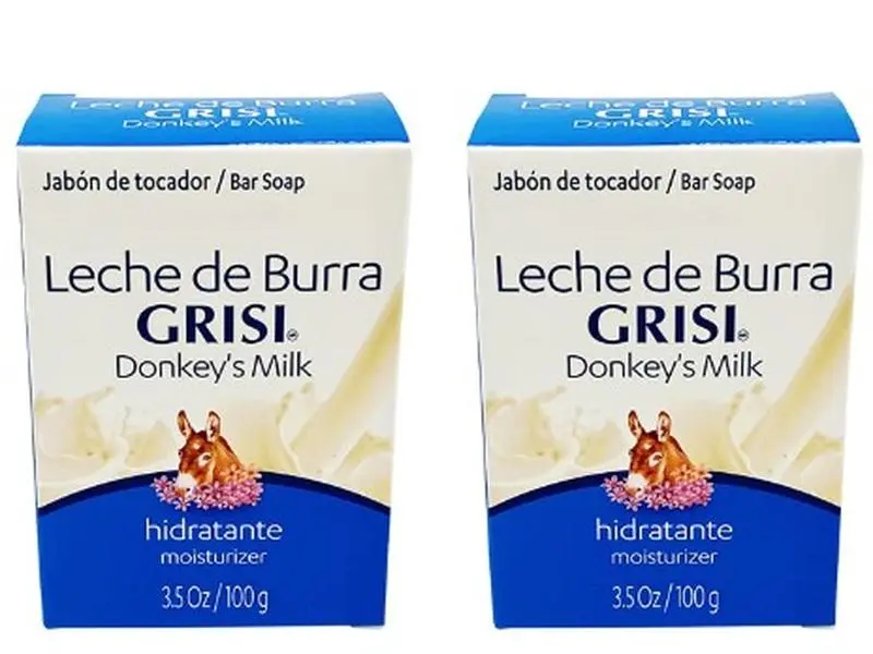 2PACK-GRISI Donkey's Milk Soap - GRISI Jabon Leche De Burra - 3.5oz/100grams