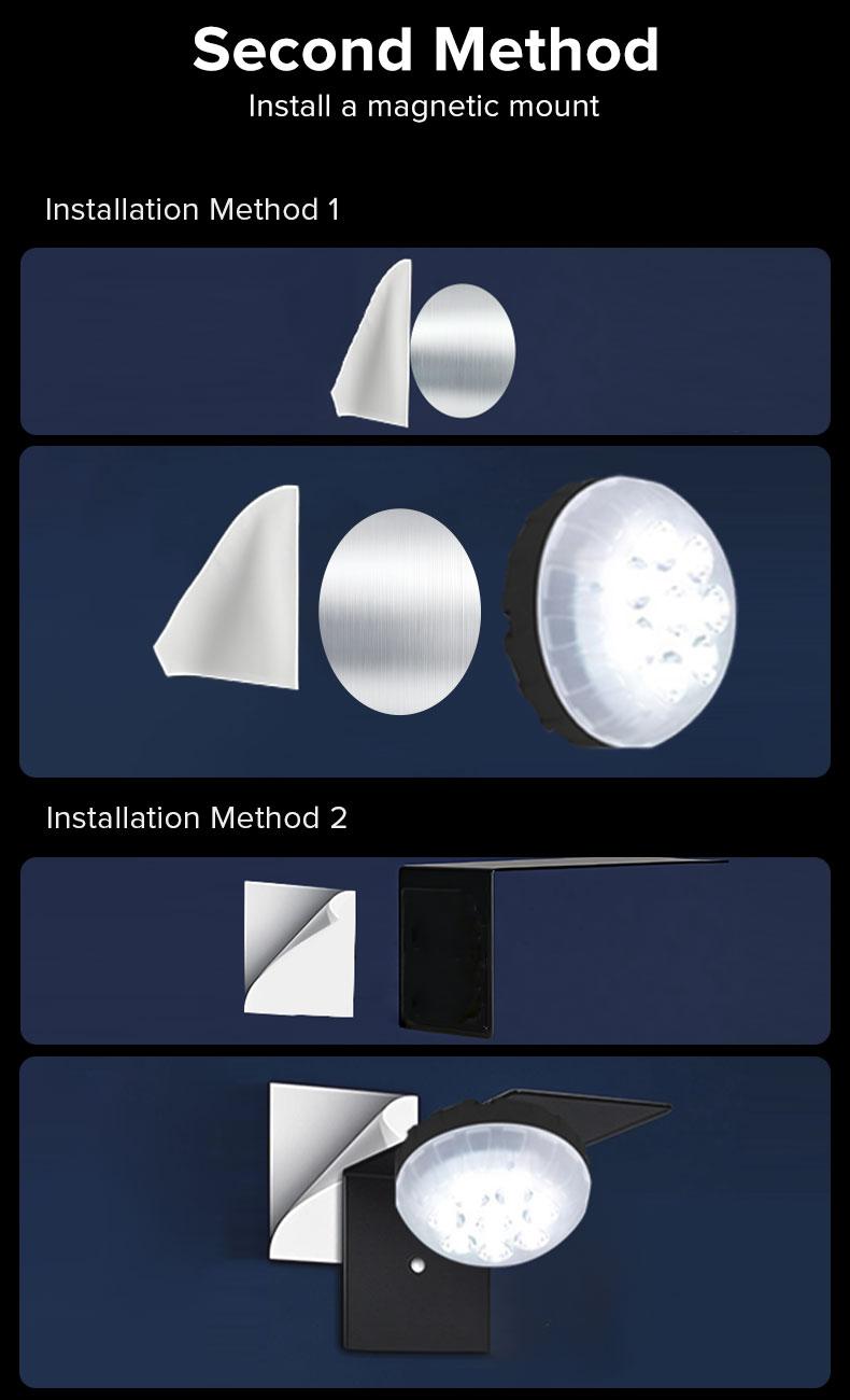 Battery Required Wall Mounted Lights with 3 Lighting Modes, Modern Wireless Magnetic Painting Lamp with Remote Control, Novelty Lighting for Home Decor, Lights for Room Decor, Modern Smart Lamp, LED Lights Bedroom, Black LED Lights