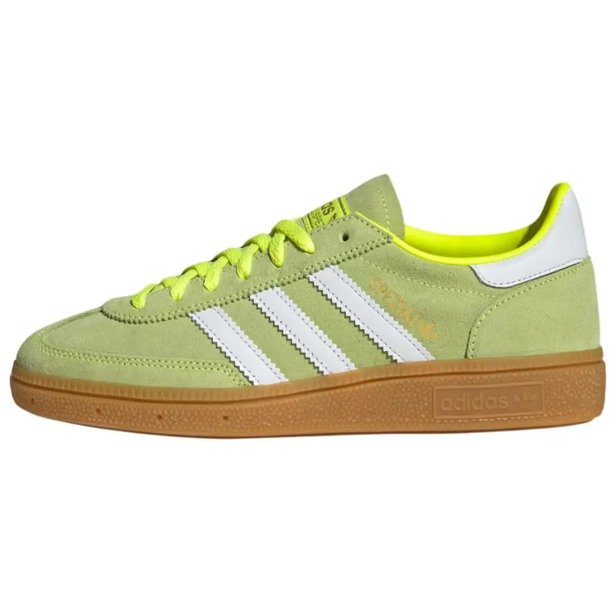 Adidas Women's Handball Spezial Sneakers in Solar Yellow, Athletic Trainer Shoe with a Responsive Boost Midsole for Excellent Support