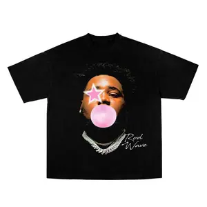 Graphic Tee Rapper Rod Wave Pink Bubble Gum Shirt Gift For Fan Unisex Cotton Rod Last Lap Tour Graphic Tee, Full Colors, Full Sizes, For Men, For Women, gift for him gift for her Novelty Graphic T Shirt funny tshirt Undershirts Tees Casual Streetwear Clas