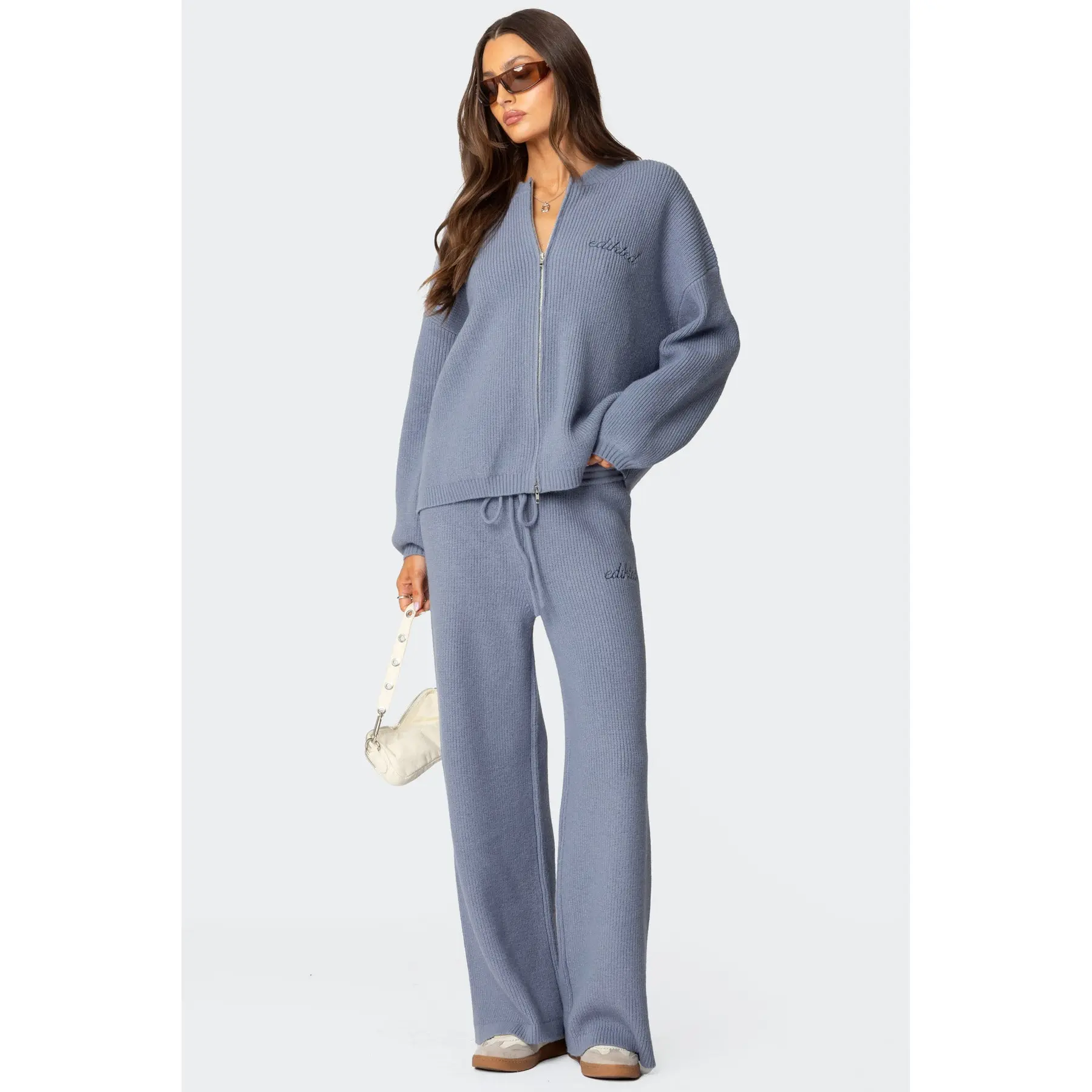 Kris Ribbed Knit Sweatpants