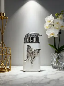 Handmade Butterfly Windproof Lighter - Refillable Torch Jet Type, & Stylish Design（No Gas）