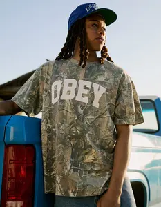 OBEY Leaf Camo Mens Tee