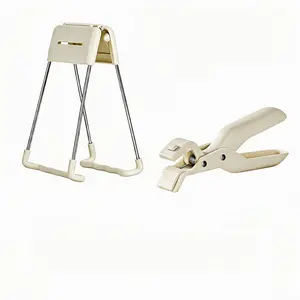 Silicone Non-Slip Heat Insulation Anti-Scald Clip Upgrade Multi-Function Anti-Scald Bowl Clip for Pots Bowls Plates Cast Iron Pots Multi-Angle Clamping Bakeware