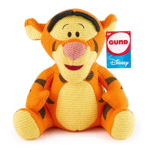 GUND Disney Tigger Tiger Knit 10" Plush Toy, Cuddly Stuffed Animal, Soft Adorable Stuffed Collectible