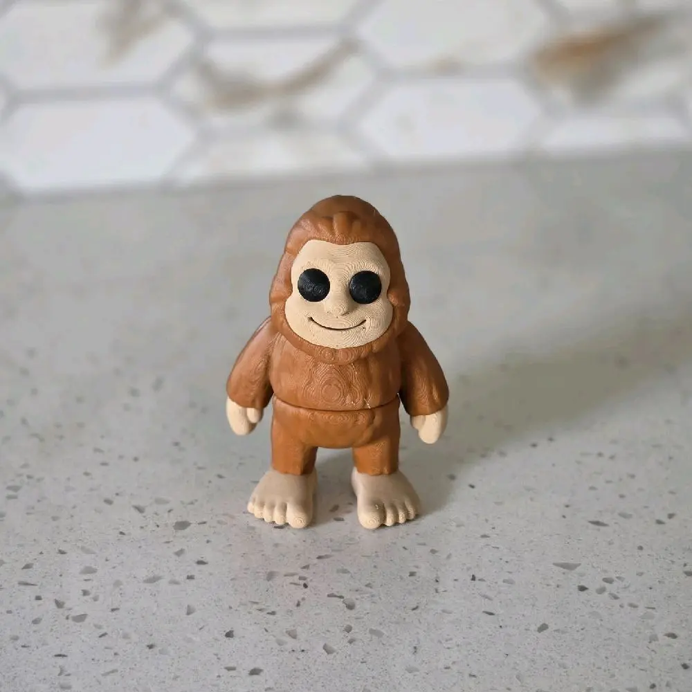 Jumbo Articulated Bigfoot 3D-Printed