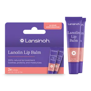 Lanolin Lip Balm (2 count)