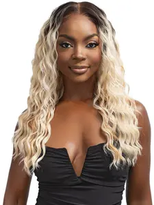 Janet Collection Melt 13x6 Frontal Wide Part Glueless Lace Wig  - MAE