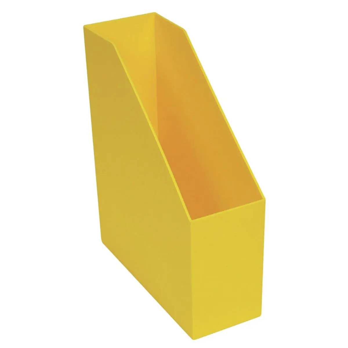 Romanoff Products Sturdy Plastic Magazine File Holder - 2-Pack (2 Each), Yellow, 9.5x3.5x11.5in, 2.116 lbs, Enhanced Functionality, Adds Value & Eases Every Part of Your Workplace Office Filing Desk Accessory